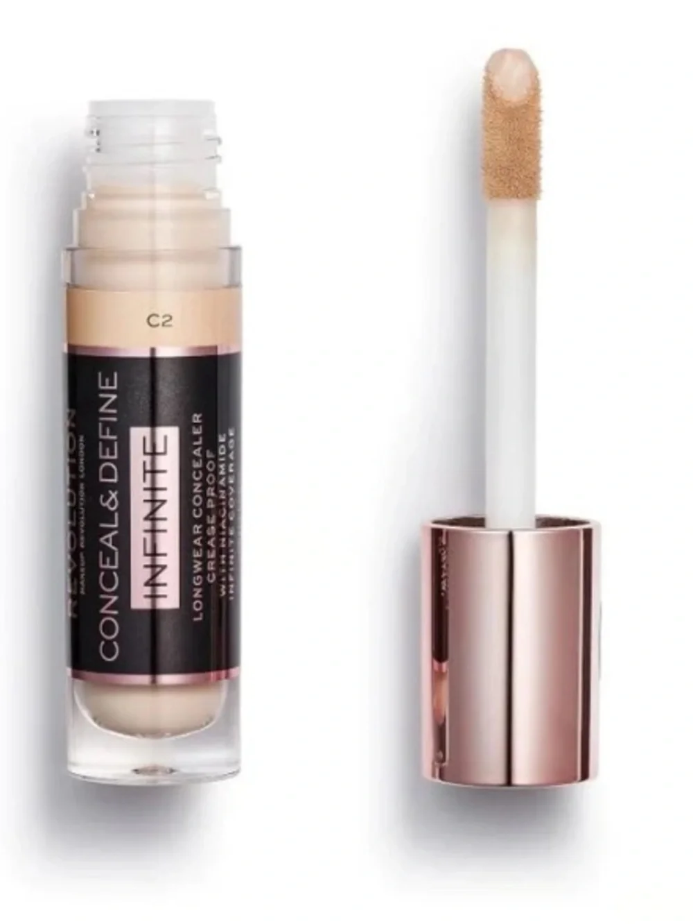 Makeup Revolution Conceal & Define Infinite Crease Proof Concealer - NEW/Sealed